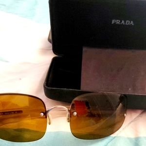 PRADA SUNGLASSES AND CASE